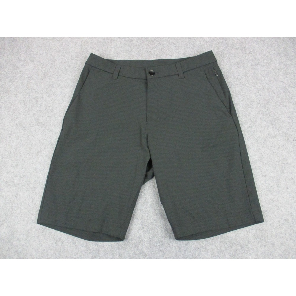 Lululemon Shorts Mens 28 Black ABC Commission Slim Chino Stretch Golf Activewear